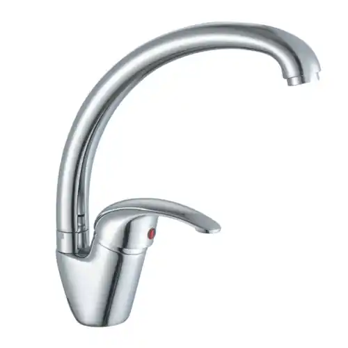 Hete Deal rubinetto per lavello miscelatore Euro monocomando cromato a canna alta