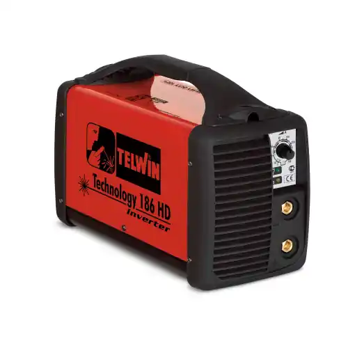 Voordeelprijs saldatrice inverter Telwin TECNOLOGY 186HD ad elettrodo MMA e TIG in corrente continua (DC) con innesco a striscio