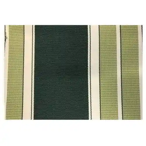 SanGiorgio tenda da sole a barra quadra semicassonata verde/bianca 3x2,5 mt fissaggio a parete Veilige Betaling