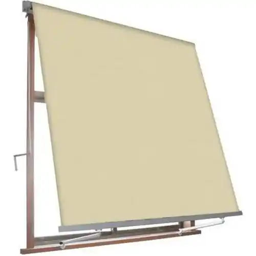 SanGiorgio tenda da sole a caduta cassonata regolabile nell‘inclinazione beige 4x3 mt fissaggio a parete Dagaanbieding