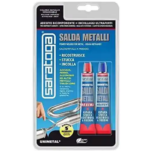 Meest Verkocht Saratoga unimetal adesisvo speciale per metalli 34g saldametalli per incolaggi ultraforti