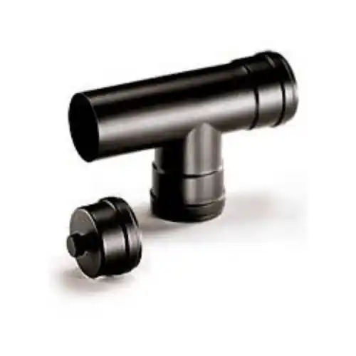 Alleen Vandaag Save raccordo in acciaio a T pellet tappo recupero condensa Ø 100 mm 10 cm