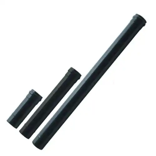Save tubo per stufa pellet acciaio nero Ø 100 mm 10 cm lunghezza 100 cm Dagaanbieding