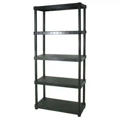Alleen Vandaag Scaffale componibile 5 ripiani in resina antiurto cm.90x40x188 resistente alle intemperie