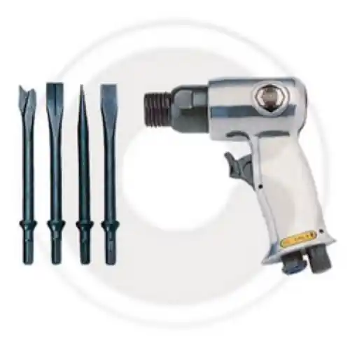 Dagaanbieding scalpellatore pneumatico aria compressa kit 4 scalpelli 150 mm con attacco 3/4"