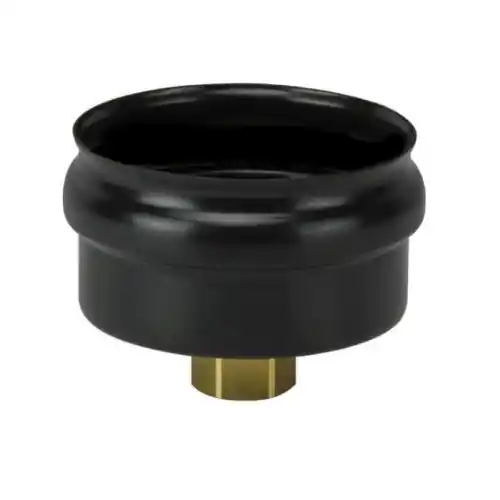 Laatste Kans Scarico condensa Ø 8 cm 80 mm per tubi stufa a pellet in acciaio porcellanato e manicotto in ottone fornito senza guarnizione