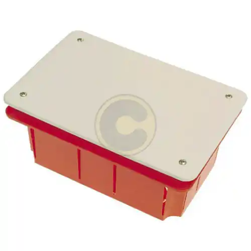 scatola cassetta derivazione IP40 mm 92x92x45 da incasso a muro con coperchio Rechtstreeks Van De Fabrikant
