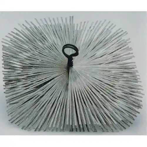 Goedkoop scovolo quadro in acciaio 20x20 cm per pulizia canna fumaria camino caminetto
