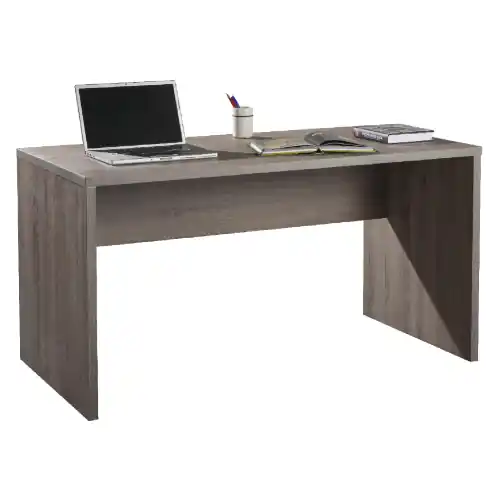 Bestel Nu Scrivania linea Disegno Art. SR5141 K511 cm 138x69x75h con traverso in truciolare rivestito in melaminico rovere tartufo
