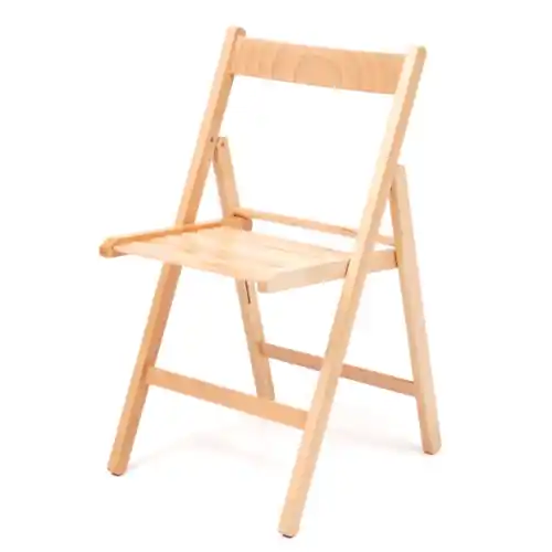 sedia pieghevole legno faggio chiaro arredo giardino esterno terrazzo Voordeelprijs
