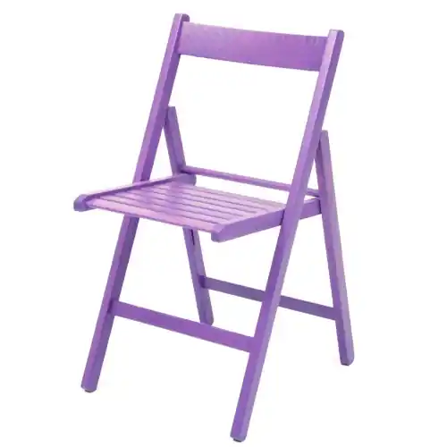 sedia pieghevole legno faggio viola arredo giardino esterno terrazzo Must-Have