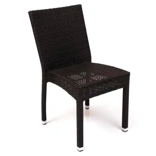 sedia poltrona Maiorca caffè in polyrattan arredo giardino esterno Aanbieding