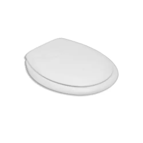 Sedile wc coprivaso D019 universale in termoindurente 40,7 x 36,2 cm copriwater con doppie con cerniere regolabili Beperkte Voorraad