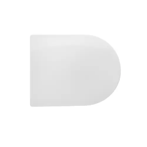 Betrouwbaar Sedile wc coprivaso D375 in termoindurente 44,3 x 35,2 cm copriwater bianco Soft Close con cerniere regolabili