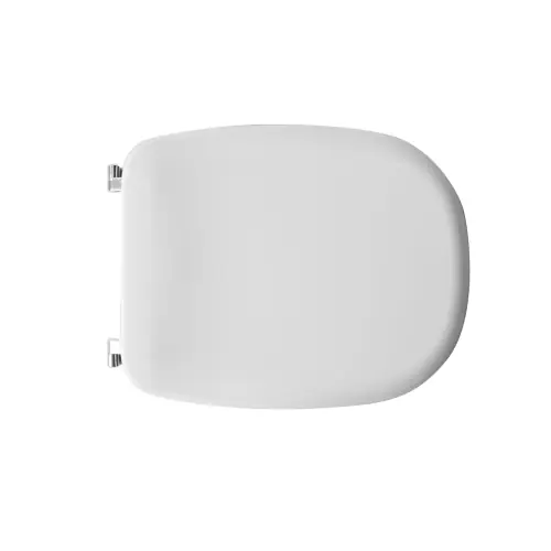 Sedile wc coprivaso in termoindurente Mod. D040 universale 42,2 x 34,5 cm copriwater con cerniere regolabili Meest Verkocht