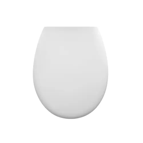 Sedile wc coprivaso Mod. D031 in termoindurente 44,3 x 36,1 cm con cerniere regolabili Soft-Close copriwater universale Merkproduct