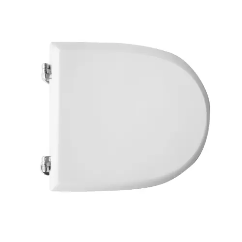 Lage Prijs Sedile wc coprivaso per Althea vaso Ring bianco 40 x 35,7 cm copriwater con cerniere regolabili in legno colato