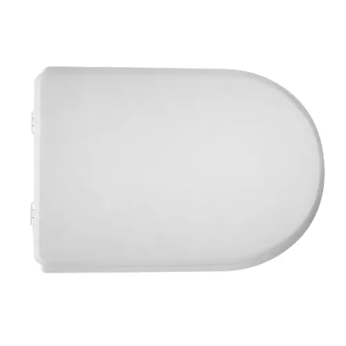 Tijdelijk Beschikbaar Sedile wc coprivaso per Astra vaso Serie 83 46,5-49,5x35 cm copriwater bianco in legno colato in poliestere con cerniere regolabili