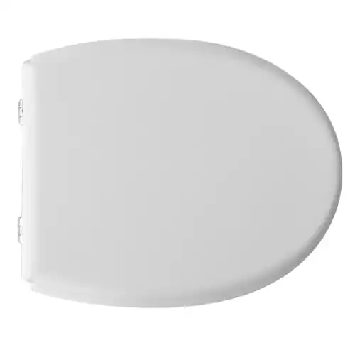 Sedile wc coprivaso per Azzurra vaso Class 05 44-46,5x37,5 cm copriwater bianco in legno colato con cerniere regolabili ad espansione Uitverkoop