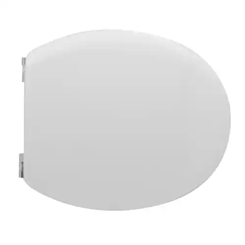 Sedile wc coprivaso per Azzurra vaso Fast 38-45x37 cm copriwater bianco in legno colato con cerniere regolabili ad espansione Aanbieding