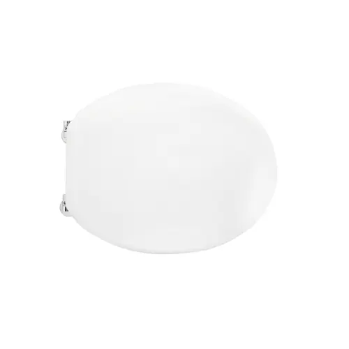 Bestel Nu Sedile wc coprivaso per Azzurra vaso Giove 44-46,5x37,2 cm copriwater bianco in legno colato con cerniere regolabili