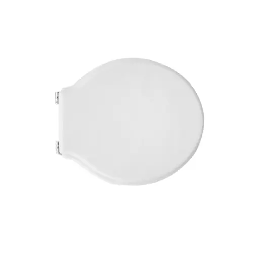 Koopje Sedile WC coprivaso per Azzurra vaso Giunone bianco forma 2 43 x 37,8 cm interasse cerniere tipo A 9 - 19,5 cm regolabili