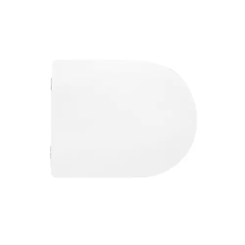 Goedkoop Sedile wc coprivaso per Azzurra vaso Thin 42,5-48,5x37 cm con cerniere regolabili copriwater bianco in legno colato