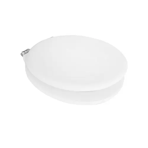 Sedile wc coprivaso per Azzurra vaso Zen bianco 41 x 39 cm copriwater con cerniere fisse in legno colato Koop Online