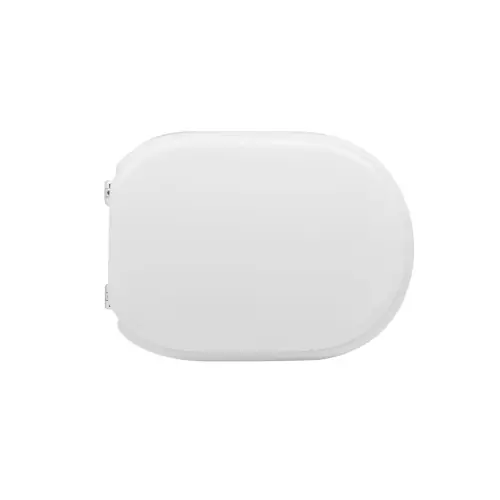 Superprijs Sedile wc coprivaso per Catalano vaso Verso Comfort 48 x 36 cm copriwater bianco con cerniere fisse in legno colato