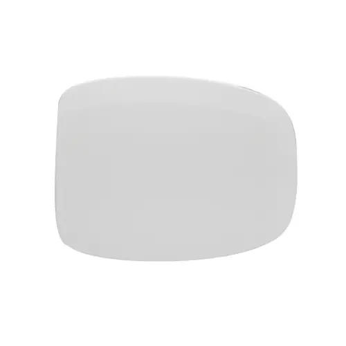 Sedile wc coprivaso per Cesabo vaso Elegant 43,5 x 35 cm copriwater bianco con cerniere fisse in legno colato Bestel Nu