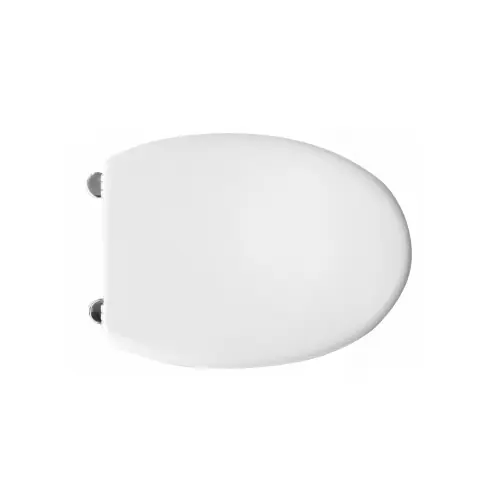 Gecertificeerd Sedile wc coprivaso per Cesabo vaso Exel 48 x 36,5 cm copriwater bianco con cerniere regolabili ad espansione in legno colato