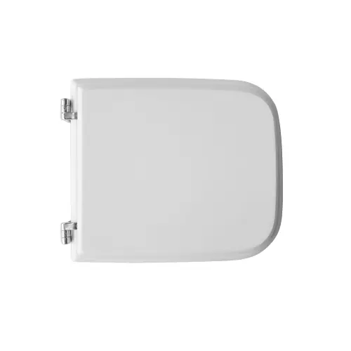 Sedile wc coprivaso per Cesame vaso Erice 36-41 x 32,5 cm copriwater bianco con cerniere regolabili in legno colato Seizoensaanbieding