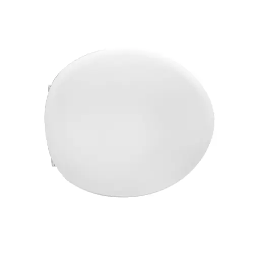 Sedile wc coprivaso per Cesame vaso Kor 40-42 x 38 cm copriwater bianco con cerniere regolabili in legno colato Koop Online