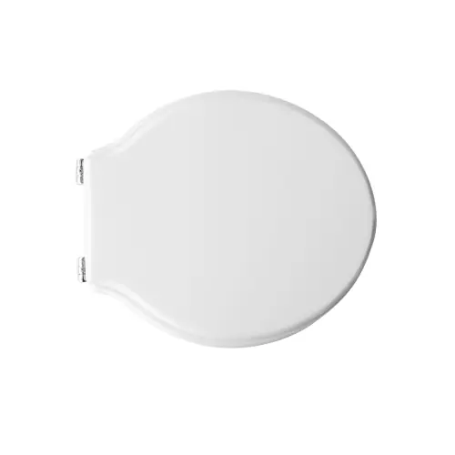 Aanbieding Sedile wc coprivaso per Cesame vaso Mid 40,5-45,5 x 37,5 cm copriwater bianco con cerniere regolabili in legno colato