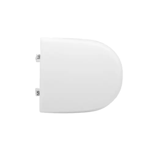 Laatste Versie Sedile wc coprivaso per Delta vaso Navona 40 x 35,8 cm copriwater bianco con cerniere fisse in legno colato