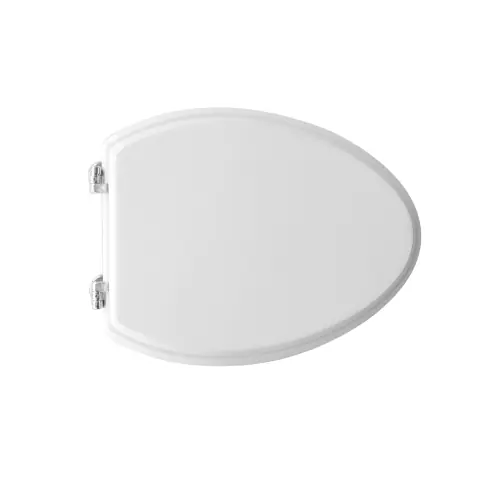 Dagaanbieding Sedile wc coprivaso per Dolomite vaso Dahlia 43-48,5 x 36 cm copriwater in legno colato con cerniere regolabili