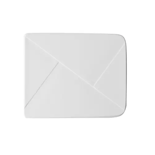 Laatste Versie Sedile wc coprivaso per Dolomite vaso Ebla 42,8 x 36 cm copriwater bianco con cerniere A passanti in legno colato