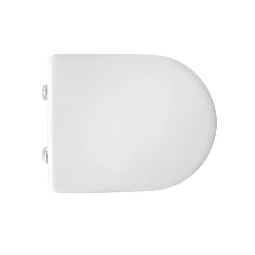 Sedile WC coprivaso per Dolomite vaso Quadrarco bianco forma 7 42,8-44,8 x 35,5 cm interasse cerniere tipo A 15-17 cm regolabili Exclusieve Aanbieding