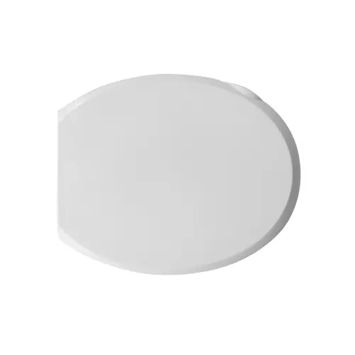 Sedile WC coprivaso per Durolux vaso Atlantico bianco 42-44 x 37 cm interasse cerniere in metallo 14,5-16,5 cm regolabili Korting