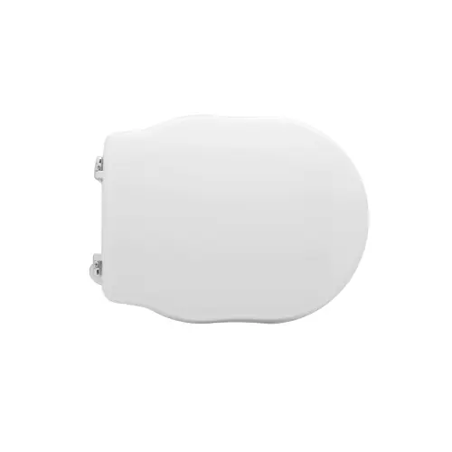 Finale Uitverkoop Sedile wc coprivaso per Eos vaso Boheme 44,5-47 x 36 cm copriwater bianco con cerniere regolabili sedile in legno colato