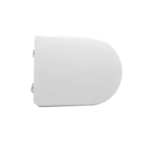 Rechtstreeks Van De Fabrikant Sedile wc coprivaso per Eos vaso Punto 43,5-46 x 35,5 cm copriwater bianco con cerniere regolabili sedile in legno colato