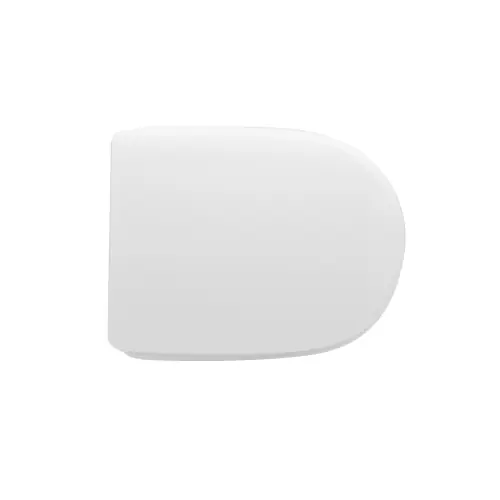 Laatste Versie Sedile wc coprivaso per Faleri vaso Foglia 42 x 34,5 cm copriwater bianco con cerniere fisse e sedile in legno colato