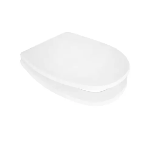 Laatste Kans Sedile wc coprivaso per Flaminia vaso Spin 43,5 x 35,9 cm copriwater bianco con cerniere espansione e sedile in legno colato