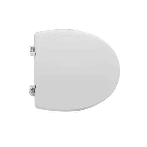 Weekendaanbieding Sedile wc coprivaso per Kerasan vaso Kir 36,5-39 x 35 cm copriwater con cerniere regolabili e sedile in legno colato
