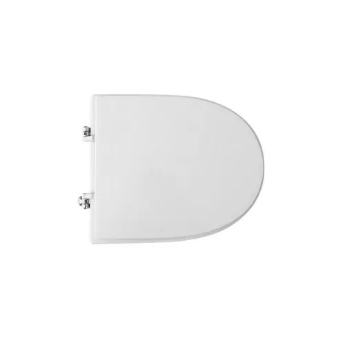 Weekendaanbieding Sedile wc coprivaso per Simas vaso Europa 2 41,5-44 x 35,5 cm copriwater cerniere regolabili e sedile in legno colato