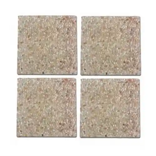 Shop Nu Serie 4 pz marmette 84 kg in cemento per base ombrelloni da giardino esterno 50x50 cm spessore 3,7 cm