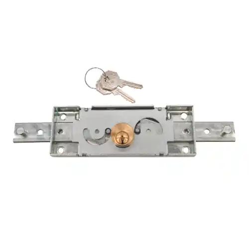 Serratura A 211 centrale per serranda avvolgibile catenacci ad 1 mandata cilindro in ottone fisso scatola 155x55 mm con chiavi Bestseller