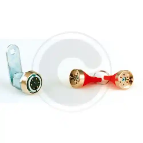 Uitverkoop serratura a cilindro con 2 chiavi a jack con perni Ø 20x22 mm