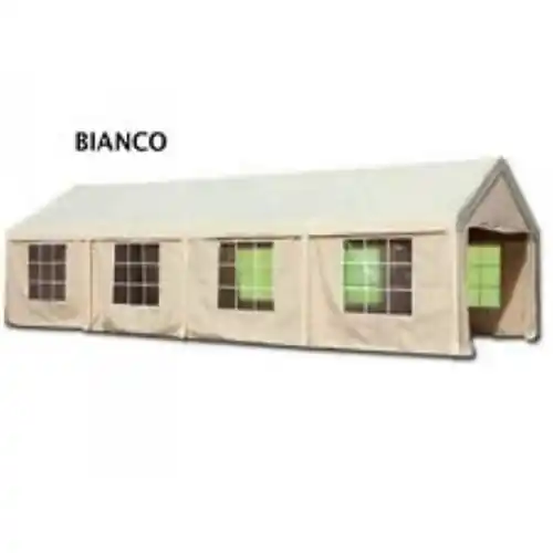 set 4 pz teli laterali bianco per gazebo big royal YF5005S 4X10 mt telo esterno Laatste Kans
