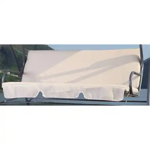 Set cuscini di ricambio color ecrù per dondolo Romantic a 3 posti seduta e schienale Flitsaanbieding